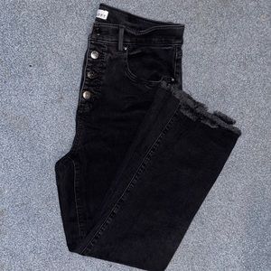 Button fly LOFT high rise jeans